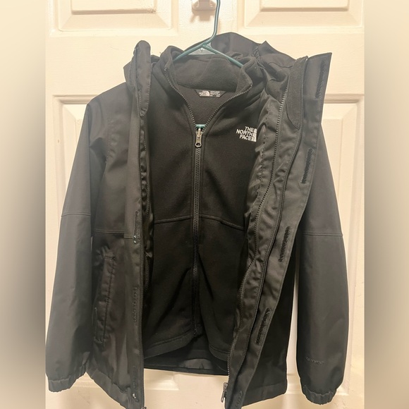 The North Face Kids Black jacket Size 10/12 - Picture 3 of 5